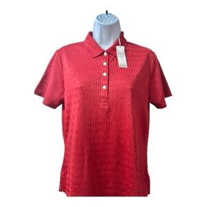 CALLAWAY GOLF Women's NWT Chilli Pepper Core Performance Polo Opti-Dri Size M